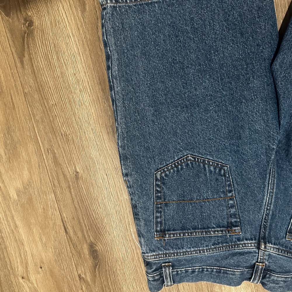 Faded Glory Vintage 100% Cotton Dark Blue High-Rise Denim Shorts - Picture 12 of 13